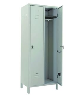 458811 - ARMADIETTO SPOGLIATOIO 2 POSTI MONOBLOCCO - Attrezzature