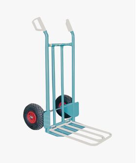 459111 - CARRELLO PORTASACCHI TK101 CON PALA RIBALTABILE PORTATA KG 200 - Attrezzature