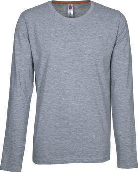 AY7500 - T-SHIRT GIROCOLLO MANICA LUNGA PINETA PYPER 165gr COLORE GRIGIO MELANGE - Abbigliamento da lavoro