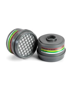 AZM2095 - Filtro A1B1E1K1P3 R per semimaschera ETNA confezione 2 filtri - Protezione vie respiratorie