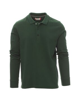 AY7515 - POLO UOMO MANICA LUNGA FLORENCE PAYPER VERDE - Abbigliamento da lavoro