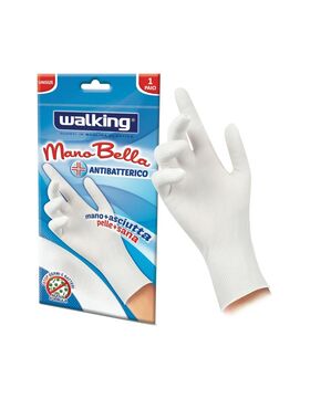 010614 - Guanti Lavoro Antibatterico Manobella Walking - Guanti