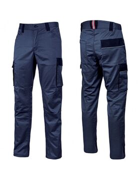 HY141WB - Pantaloni da lavoro U POWER CRAZY COLORE WESTLAKE BLUE - Abbigliamento da lavoro