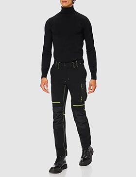 PE145BC - Pantaloni da lavoro U POWER ATOM BLACK CARBON - Abbigliamento da lavoro