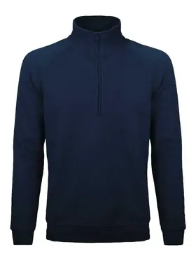 BS330-NY - BS FELPA MEZZA ZIP BLU NAVY - Abbigliamento da lavoro