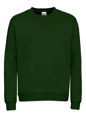 BS331-FG - BS FELPA GIROCOLLO VERDE FORESTA - Abbigliamento da lavoro