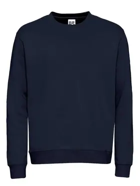 BS331-NY - BS FELPA GIROCOLLO BLU NAVY - Abbigliamento da lavoro