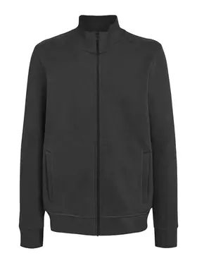 BS334-DG - BS FELPA ZIP INTERA GRIGIO SCURO - Abbigliamento da lavoro
