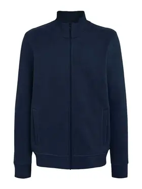 BS334-NY - BS FELPA ZIP INTERA BLU NAVY - Abbigliamento da lavoro