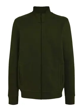 BS334-OL - BS FELPA ZIP INTERA OLIVA - Abbigliamento da lavoro