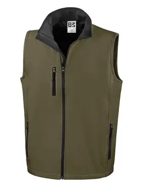 BS551-MI - GILET BS SOFTSHELL TRAVELLER MILITARE - Abbigliamento da lavoro