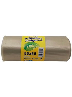 932 - SACCHI N.U. IN ROTOLO 55x70 AMBRA (GR.800) - Sacchi e contenitori