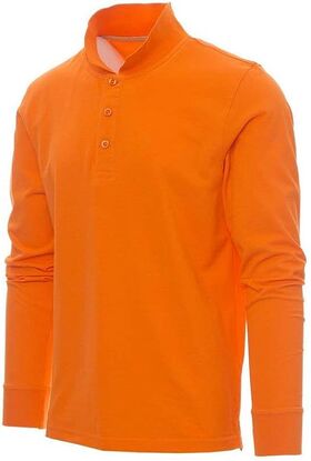 AY7515 - POLO UOMO MANICA LUNGA FLORENCE PAYPER ORANGE - Abbigliamento da lavoro