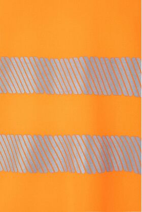 305508-19 - T-SHIRT ALTA VISIBILITA' ARANCIO FLUO BANDA SEGMENTATA - Abbigliamento da lavoro