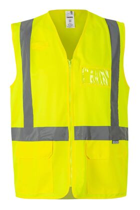 305903 - GILET PROFESIONALE ALTA VISIBILITA CON PORTA BADGE - Abbigliamento da lavoro