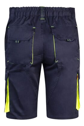 103010S-01/20 - PANTALONCINI CORTI BERMUDA UOMO DA LAVORO STRETCH BICOLORE MULTITASCHE VELILLA - Abbigliamento da lavoro