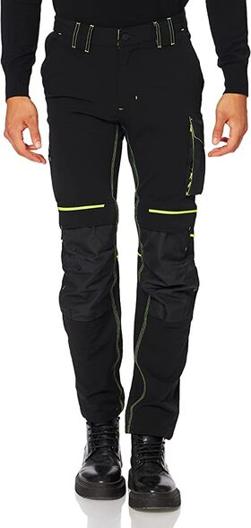 PE145BC - Pantaloni da lavoro U POWER ATOM BLACK CARBON - Abbigliamento da lavoro