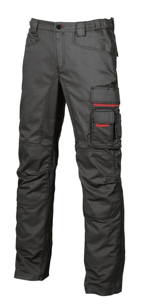 HY015BC - Pantaloni da lavoro U POWER SMILE Black Carbon - Abbigliamento da lavoro
