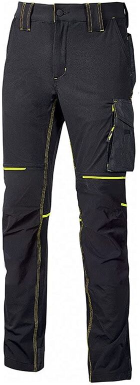 FU258BC - Pantaloni da lavoro donna U POWER World Black Carbon - Abbigliamento da lavoro
