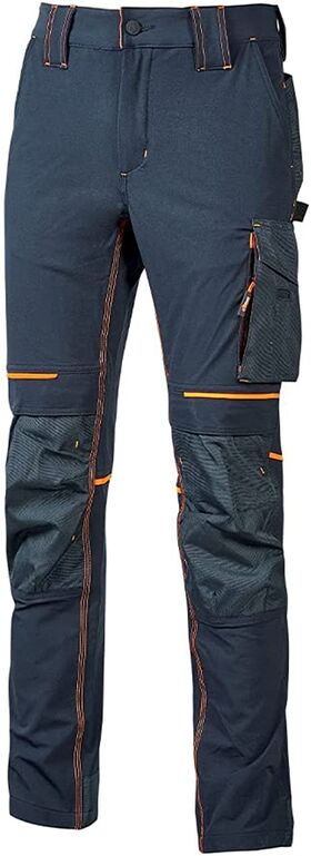 PE145DB - Pantaloni da lavoro U POWER ATOM Deep Blue - Abbigliamento da lavoro