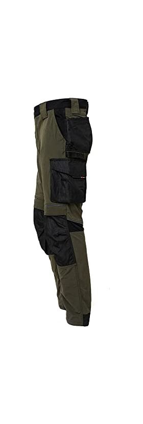 PE145DG - Pantaloni da lavoro U Power ATOM colore DARK GREEN - Abbigliamento da lavoro