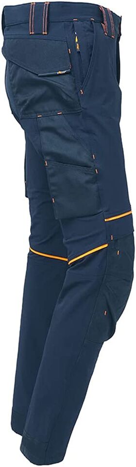 PE145DB - Pantaloni da lavoro U POWER ATOM Deep Blue - Abbigliamento da lavoro
