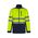 306006-61+20 - GIACCA GIUBBOTTO SOFT SHELL BICOLORE ALTA VISIBILITA' DA LAVORO BLU NAVY/GIALLO FLUO - Abbigliamento da lavoro