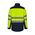 306006-61+20 - GIACCA GIUBBOTTO SOFT SHELL BICOLORE ALTA VISIBILITA' DA LAVORO BLU NAVY/GIALLO FLUO - Abbigliamento da lavoro