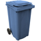 V26782-B - Bidone Carrellato 120lt per raccolta rifiuti col. Blu Ecoplast - Sacchi e contenitori