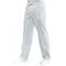 044000 - Pantalone Unisex con elastico Bianco - Isacco 100% Cotone - Abbigliamento da lavoro