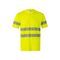 305508-20 - T-SHIRT ALTA VISIBILITA' GIALLO FLUO BANDA SEGMENTATA - Abbigliamento da lavoro
